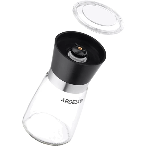 Набір для спецій Ardesto Gemini Млин для солі та перцю чорний 180 мл (AR2101BL)