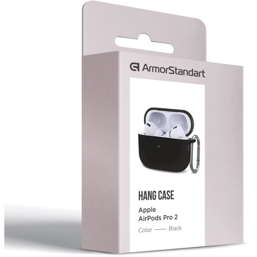Чехол ArmorStandart Hang Case Black (ARM68601) for Apple AirPods Pro 2