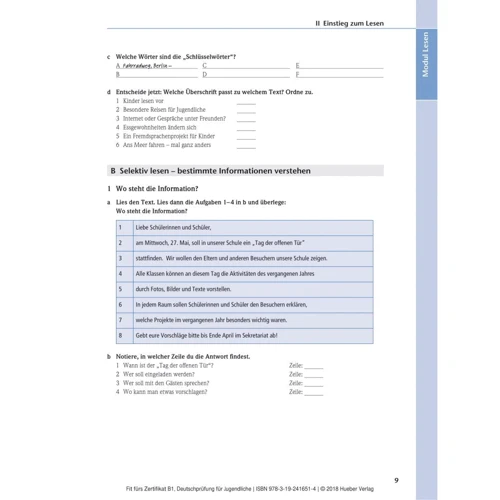 Fit fürs Zertifikat B1: Deutschprüfung für Jugendliche mit Audios: Обкладинка Мягкая