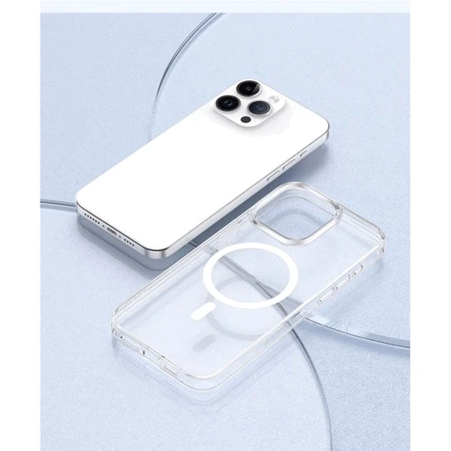 Чехол для iPhone VOKAMO Sdouble MagSafe Transparent for iPhone 15 Plus (NVK010805): Материалы Термополиуретан