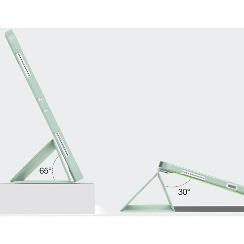 Аксесуар для iPad BeCover Tri Fold Soft TPU Silicone Light Green для iPad Pro 11 M4 2024 (711747) фото 5