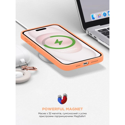 Чехол для iPhone ArmorStandart ICON2 MagSafe Orange Sorbet for iPhone 15 Plus (ARM72740) фото 6
