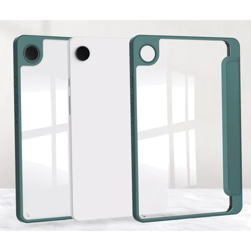 Аксесуар для планшетних ПК BeCover Case Book Soft Edge з Pencil Mount Dark Green для Samsung X115 Galaxy Tab A9 (710357): Колір зелений