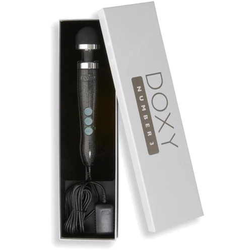 Вибромассажер DOXY Number 3 Disco Black