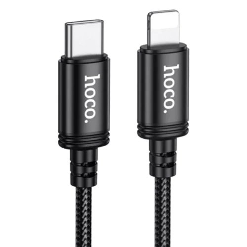 Кабель Hoco Cable USB-C to Lightning X91 Radiance 20W 3m Black