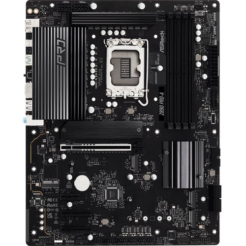 ASRock Z890 Pro-A WiFi: Оперативная память 4xDDR5 9066+ МГц, до 256 ГБ