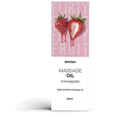 Масажна олія Satisfyer Massage Oil Strawberry 250 мл: Тип Масло