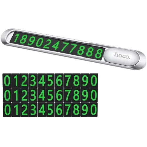 Табличка для парковки с номером телефона HOCO PH41 Promise metal hidden stop sign фото 2