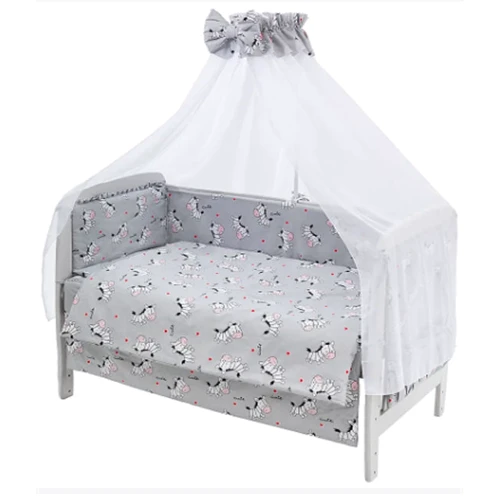 Комплект постельного белья Qvatro Gold (зебры) серый (RG-08): Тип постельный комплект