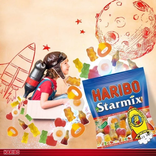Цукерки Haribo Starmix 190 г (WT3084): Вага, г 190