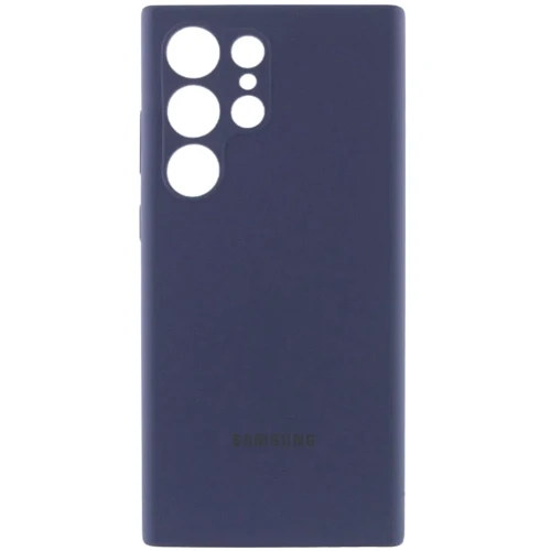 Чохол для телефона Lakshmi Premium Silicone Case with Logo Full Camera Midnight Blue for Samsung S938 Galaxy S25 Ultra