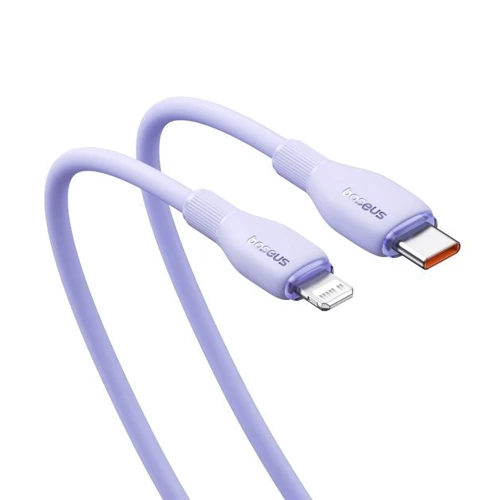 Кабель Baseus Cable USB-C to Lightning Pudding Series Fast Charging Cable 20W 1.2m Purple (P10355701511-00): Длина 1.2 м
