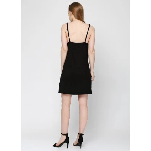 Сарафан H & M 4591074 40 чорний повсякденний короткий міні: Вид Сарафани