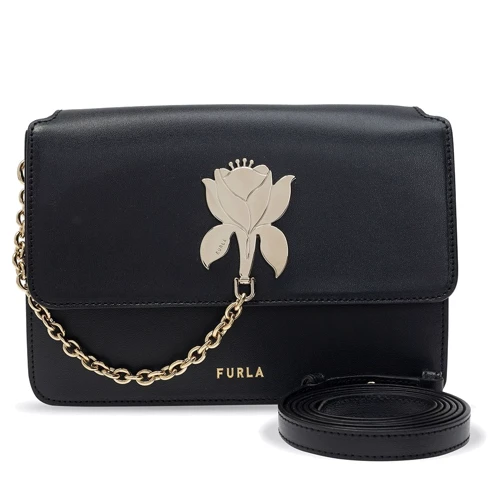 Жіноча сумка крос боді Furla Tuberosa S Crossbody чорна (WB00201MSD000O6000)