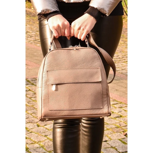 Женский рюкзак ARTiS Bags бежевый (17434222): Застежка Молния