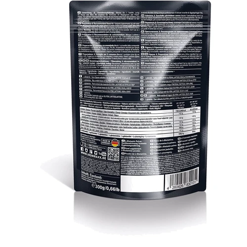 Амінокислота для спорту IronMaxx Glutamine Pro Powder 300 g / 60 servings / Unflavored: Смак Без смаку