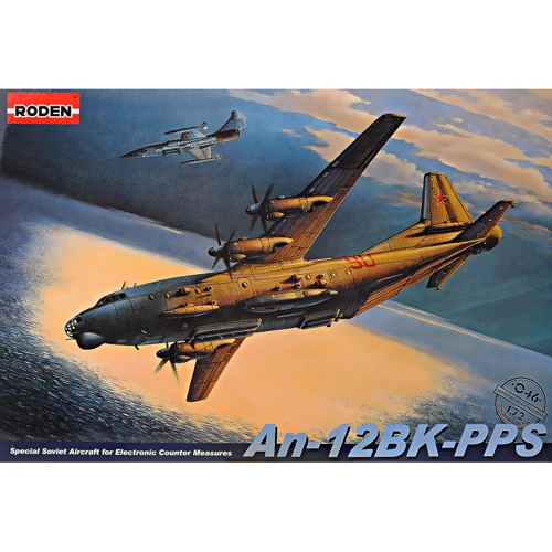 Модель Roden Советский транспортный самолет Ан-12БК-ППС (RN046)