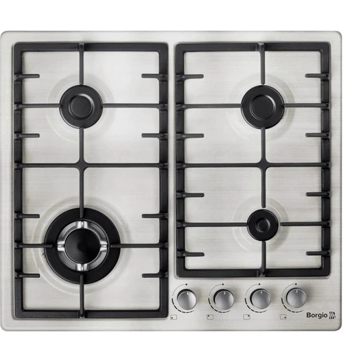 Варочная поверхность газовая Borgio 6942-15 (Inox)