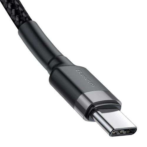 Кабель Baseus Cable USB-C to USB-C Cafule 2m Black (CATKLF-HG1): Тип USB-C - USB-C