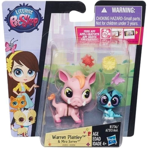 Тваринка і її малюк Littlest Pet Shop Warren Plainleo (A7313-14): Тип Набір ігрових фігурок