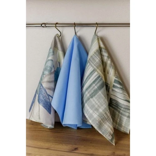 Полотенце Прованс Голубые Цветы набор в сумке 20x23 см (30980)