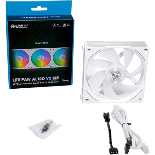 Кулер Lian Li Uni Fan AL 120 V2 White (G99.12ALV21W.00): Тип підшипника гидродинамический