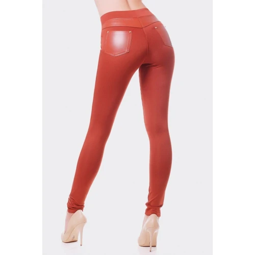 Леггинсы ArtStyleLeggings LSN-179B-40 40 оранжевые: Вид Леггинсы