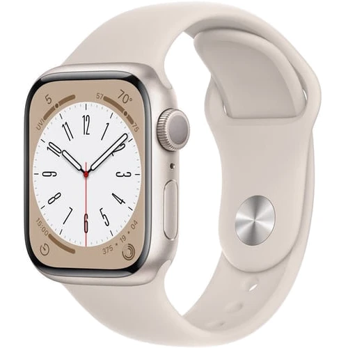 Apple Watch Series 8 41mm GPS Starlight Aluminum Case with Starlight Sport Band (MNP63, MNU93) Approved Витринный образец