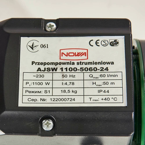 Насосная станция Nowa AJSW 1100-5060-24 (148867) фото 6