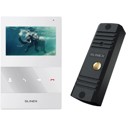 Slinex SQ-04M White + ML-16HD Black