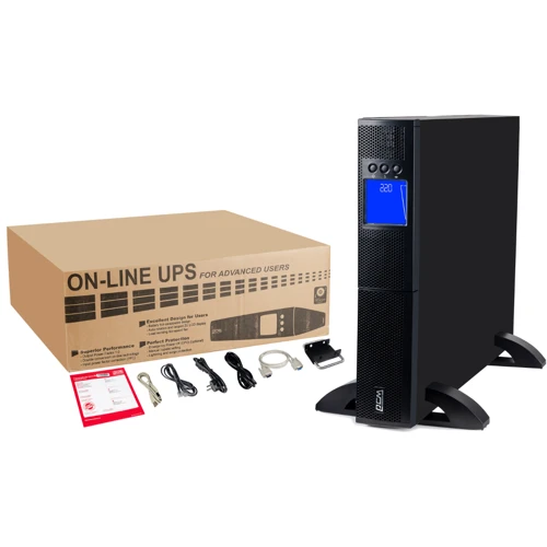 Powercom SNT-1500 IEC, 1500ВА/1500Вт, RS232 USB 6IEC, LCD: Призначення Для серверов