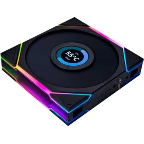 Кулер Lian Li Uni Fan TL LCD Reverse 120 3 in 1 Black (G99.12RTLLCD3B.00)