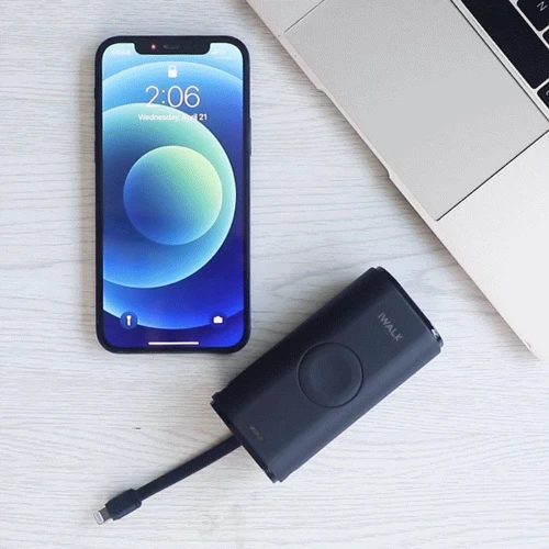 Внешний аккумулятор iWALK Power Bank 9000mAh Black (DBL9000W-BK): Сила тока на выходе, A 2