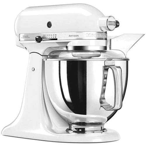 Кухонный комбайн KitchenAid Artisan 5KSM175PSEWH: Материал чаши металл