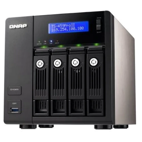 Сетевой накопитель (NAS) QNAP TS-459 Pro II: Количество USB 6