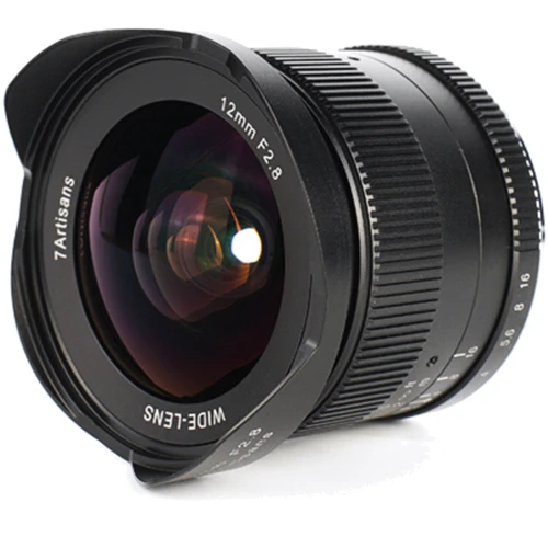 Объектив для фотоаппарата 7Artisans 12mm f2.8 (Fujifilm FX Mount): Диаметр резьбы для светофильтра Нет