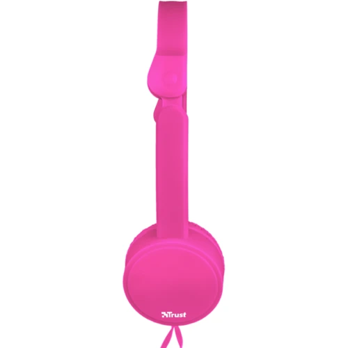 Наушники Trust Nano Foldable Headphones Pink: Сопротивление наушников (Ом) 32