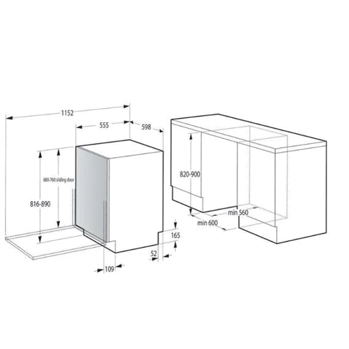 Встраиваемая посудомоечная машина Gorenje GV673C62 фото 7