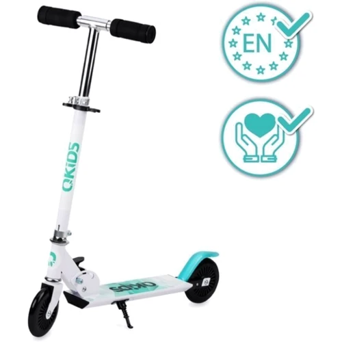 Самокат QKIDS FLO (колір - blue / black): Тип коліс литі