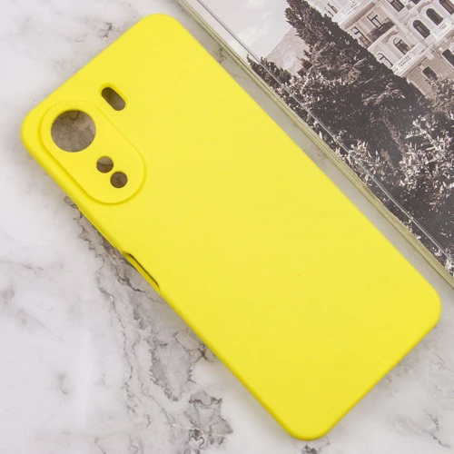 Чехол для телефонов Lakshmi Premium Case Silicone Cover Full Camera Yellow for Xiaomi Redmi 13C / Poco C65: Материал силикон
