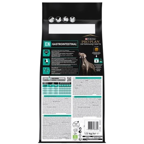 Сухой корм для собак Pro Plan Veterinary Diets EN Болезни ЖКТ 12 кг (7613035152861): Вес упаковки 12 кг