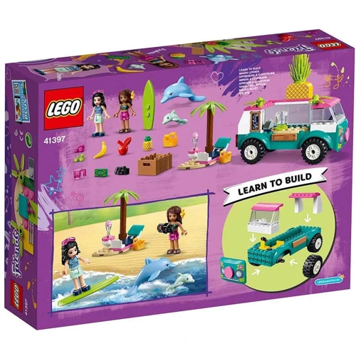 Конструктор LEGO Friends Фургон-бар для приготовления сока (41397): Рекомендуемый возраст от 4 до 12 лет
