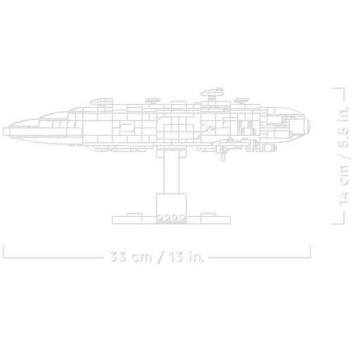 Конструктор LEGO Star Wars Home One Starcruiser Звездный крейсер Дом один 559 деталей (75405) фото 7
