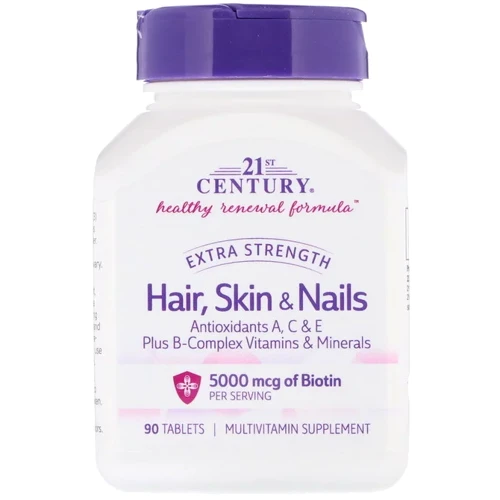 21st Century Hair, Skin & Nails Extra Strength 90 Tablets (CEN-27847)
