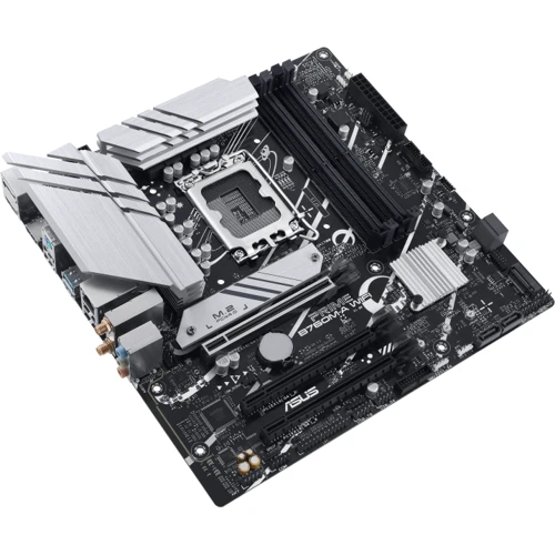 ASUS PRIME B760M-A WIFI: Роз'єми на задній панелі DisplayPort, HDMI, USB 3.2 Gen 2, USB 2.0, Ethernet RJ-45