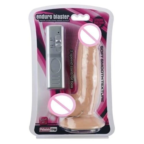 Вибратор LoveToy 7.5" Enduro Blaster, Fleshh