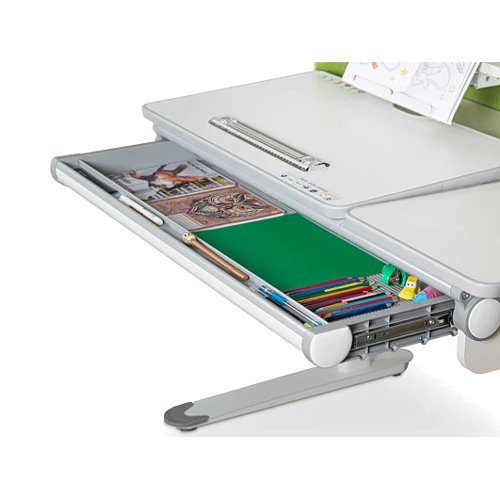 Детский стол Mealux Denver Plus Grey (арт.BD-660 G Plus): Особенности Регулировка угла наклона столешницы, Регулировка высоты