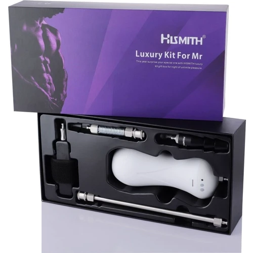 Набор адаптеров “для него” для секс-машин Hismith KlicLok System Set for Him, мастурбатор в комплекте