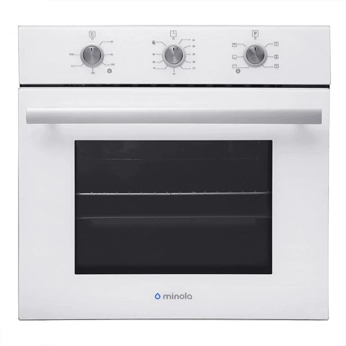 Духова шафа електрична Minola OE 6623 White: Клас енергоспоживання A