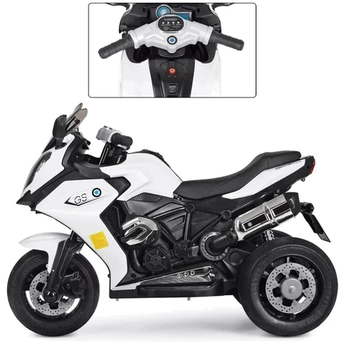 Детский электромотоцикл 3 колесный Bambi Racer BMW белый (M 3913EL-1): Рекомендуемый возраст от 3 лет до 8 лет